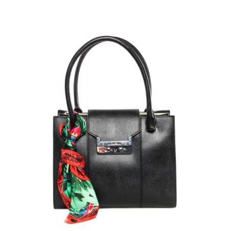 Handbag Moschino Love black